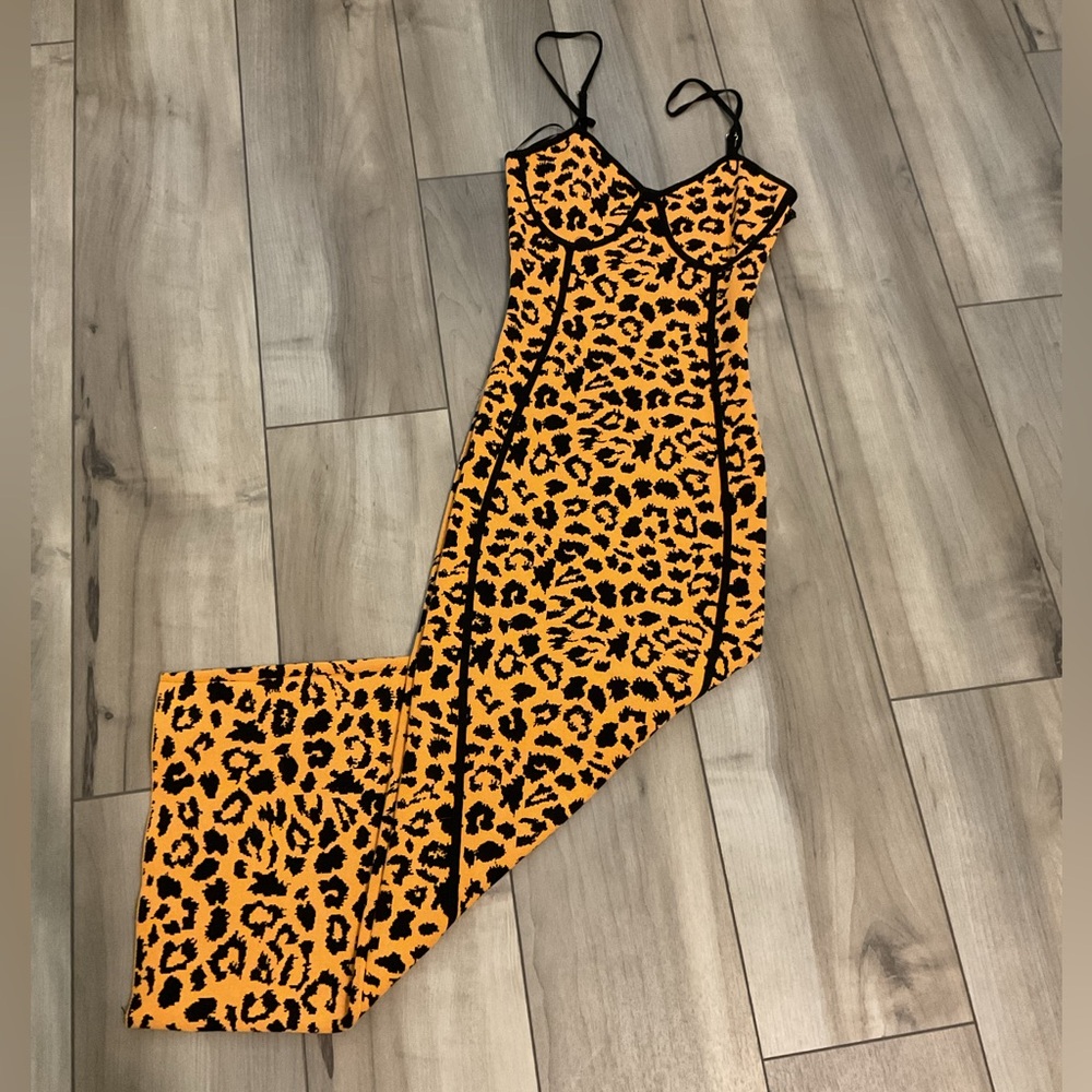 Leopard Print Maxi Dress